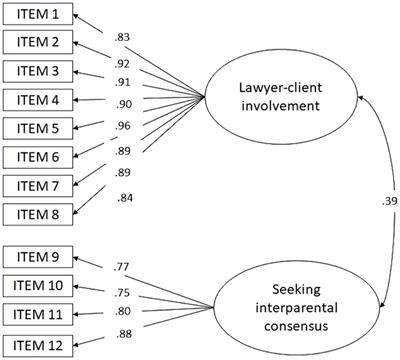 Lawyer-client relationship in divorce proceedings: development and validation of a new instrument